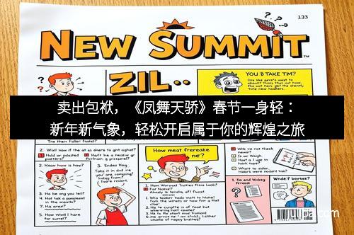 卖出包袱，《凤舞天骄》春节一身轻：新年新气象，轻松开启属于你的辉煌之旅